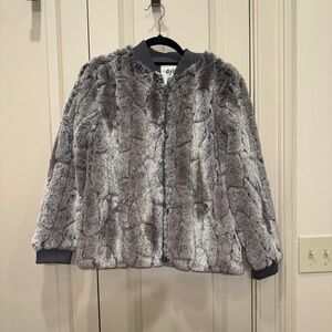 Dylan Gray Teddy Jacket Plush Faux Fur